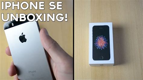 Apple Iphone Se Unboxing Youtube