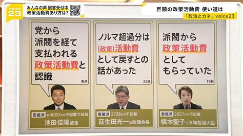 「政治とカネ」 二階元幹事長に“約50億円” 野党が追及する 巨額「政策活動費」の使途は？【news23】 Tbs News Dig 3ページ