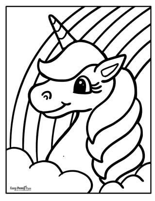 50 Magical Unicorn Coloring Pages for Kids