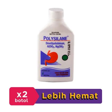 Polysilane Sirup Ml Botol Kegunaan Efek Samping Dosis Dan