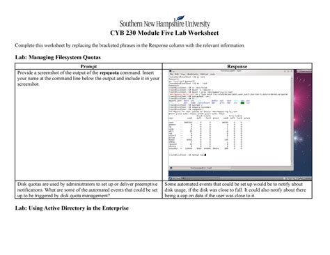 Cyb Module Five Lab Worksheet Cyb Module Five Lab Worksheet