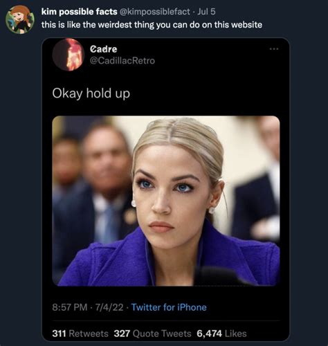 Blonde AOC Know Your Meme