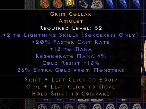 Crafted Sorc Amulets Ft Topic D2jsp