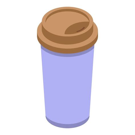 Premium Vector Chocolate Coffee Cup Icon Isometric Of Chocolate