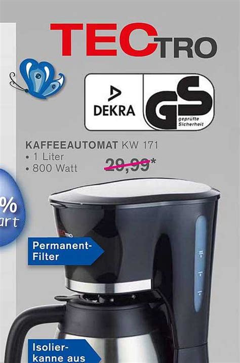 Tectro Kaffeeautomat Angebot bei KODi - 1Prospekte.de
