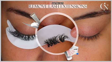 New How To Remove Lash Extensions Youtube