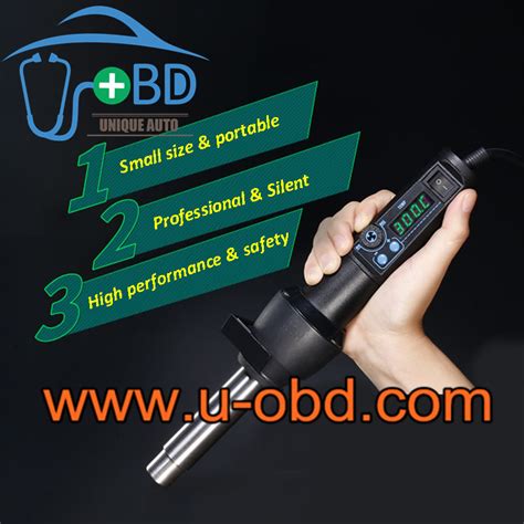 Portable Hot Air Gun Chip Soldering Desoldering Tools Air Flow Temperature Adjustable