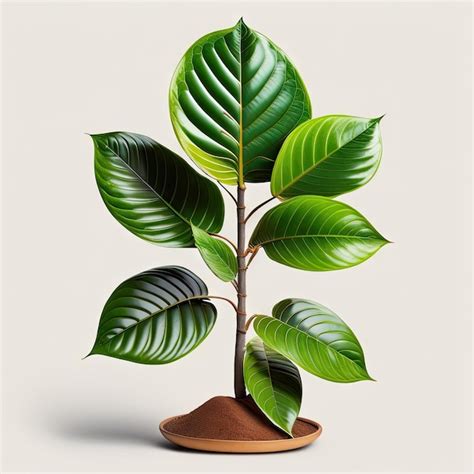 Planta Rara Con Hojas Variegadas De Higuera Fiddleleaf Ficus Lyrata El