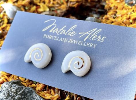 Seashell Studs Wicklow Marketplace