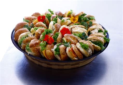 Bagel Platter 180 Degrees Catering And Confectionery