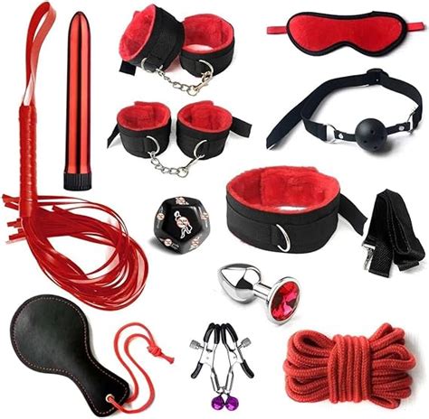 Amazon Sex Bondage Bondage Set Behind Handcuff Collar Bed Games Sex Fuzzy Handcuffs Toys