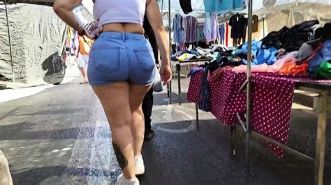 Candid Amazing Hot CURVY THICK MILF PAWG In Shorts