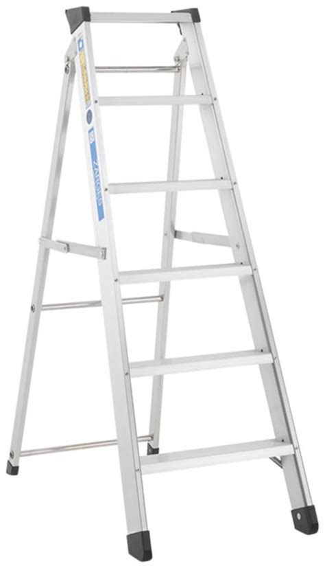 Zarges Heavy Duty 4 Tread Aluminium Swingback Step Ladder Uk