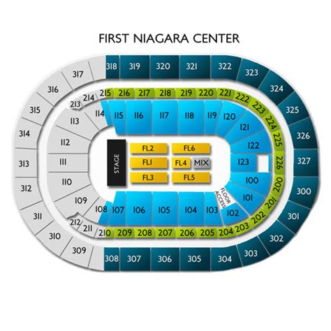 Keybank Center Seating Chart Interactive | Elcho Table