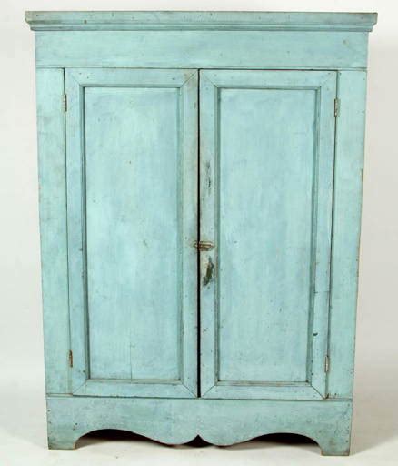 American Painted Pine Wall Cupboard