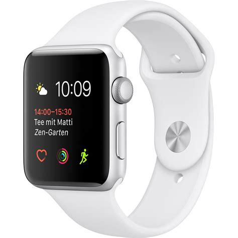Refurbished Apple Watch Series 2 Smart Watch With White Sport Band