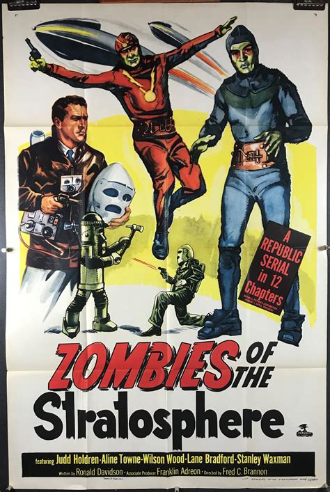 ZOMBIES OF THE STRATOSPHERE, Original Vintage Sci-Fi Movie Poster - Original Vintage Movie Posters