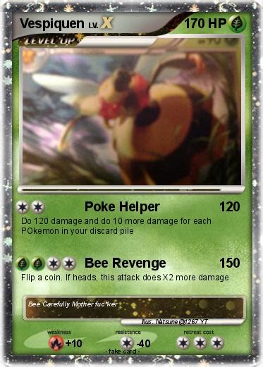 Pokémon Vespiquen 36 36 - Poke Helper - My Pokemon Card