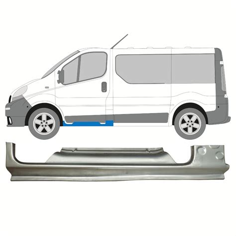 Renault Trafic Opel Vivaro 2001 2014 Dorpel Reparatiepaneel Links