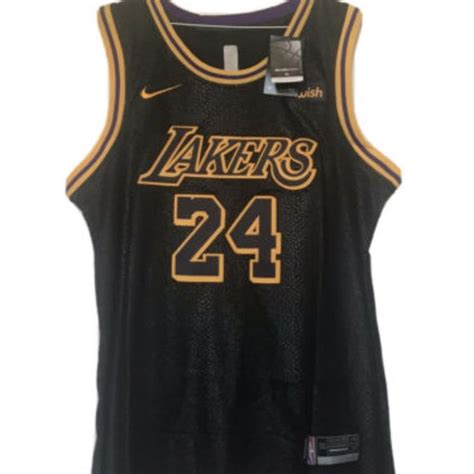 shirts tops kobe bryant   youth kids lakers black mamba jersey