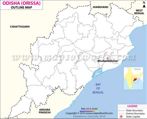 Where Is Orissa In India Map United States Map