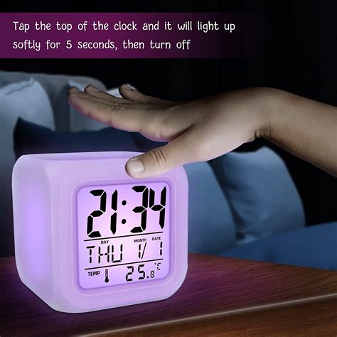 Color Changing Led Alarm Clock at Carlos Snyder blog
