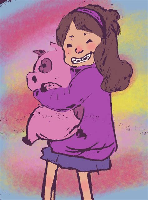 Mabel and Waddles by LoveIsWhistles on deviantART