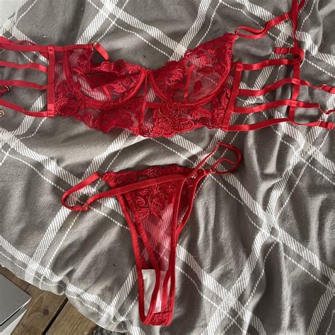 Ann Summers Red Lingerie Really Flattering Brand Depop
