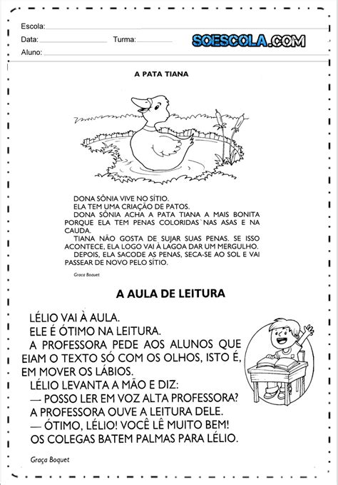 Historias Curtas Infantil Para Imprimir - FDPLEARN