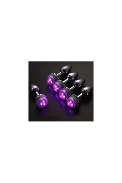 Plug Anal Con Luz Led Y Control Remoto Inalambrico