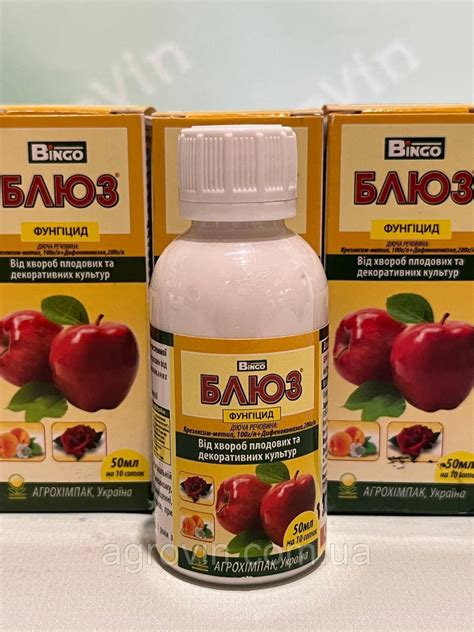 Фунгицид БЛЮЗ 50мл ( крезоксим-метил, 100 г / л + дифеноконазол, 200 г ...