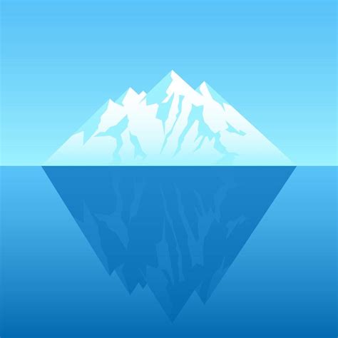 Illustration of an iceberg 2960119 Vector Art at Vecteezy