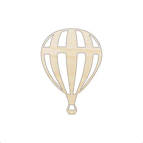 Hot Air Balloon Laser Cut Out Unfinished Wood Shapes Craft Supply BLN Etsy