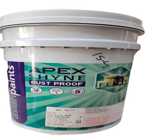 Asian Paints Apex Shyne Dust Proof 20 Ltr At Rs 6100 Bucket In