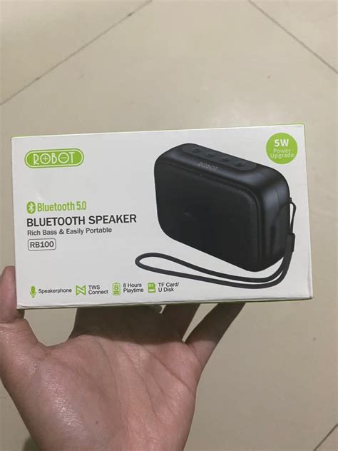 Speaker Bluetooth Robot Rb Bluetooth Tws Hi Fi Sound Portable