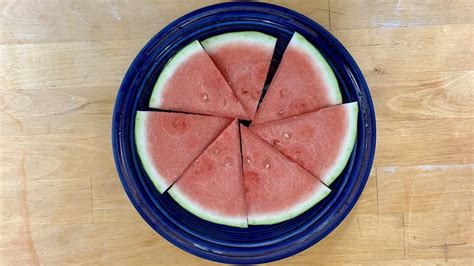 How To Cut Watermelon Into Sticks Cubes And Triangles