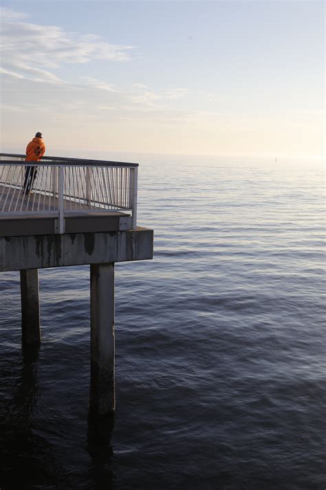 Free Images Water Sea Pier Sky Ocean Horizon Calm Morning