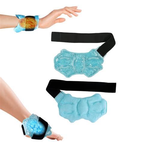 Buy Ankle Sport Foot Ice Therapy Wrap Hot Cold Ice Gel Pack With Adjustable Brace For Ed Ankles