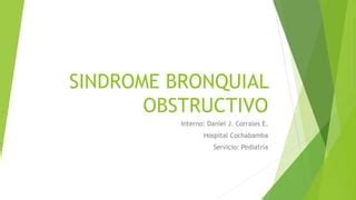 Sindrome Bronquial Obstructivo Pptx