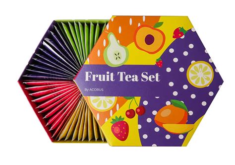 Acorus Fruit Luxury Tea Set Assorted Fruit And Herbal