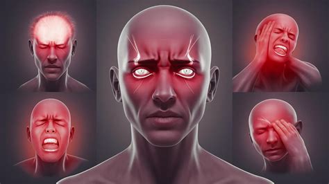 premium photo digital human body  visible pain   places