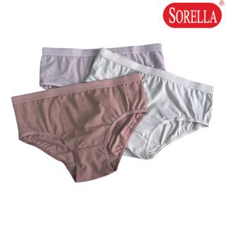 SORELLA 6 In 1 Bikini Panty Pack AH323 Fashion Womens Underwear Panty Nude Neutral Colors