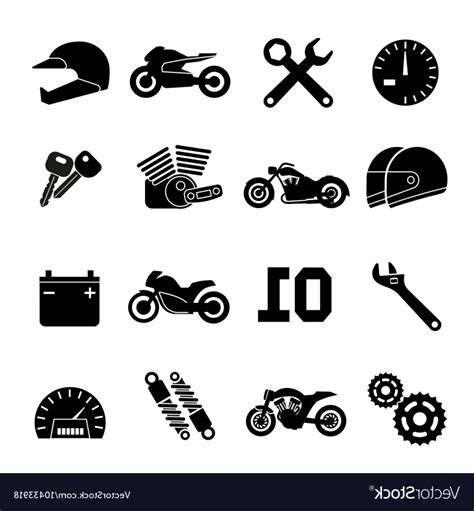 Motorcycle Parts Vector At Vectorified Collection Of Motorcycle