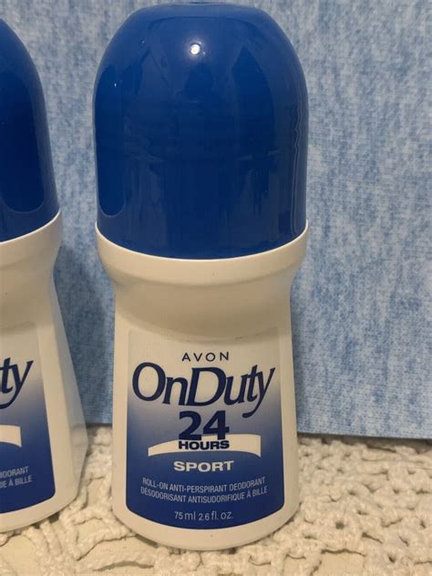 Avon~on Duty 24 Hours Roll On Sport Deodorant~antiperspirant 26 Oz~lot