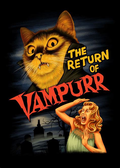 The Return Of Vampurr Poster Picture Metal Print Paint By Khairul