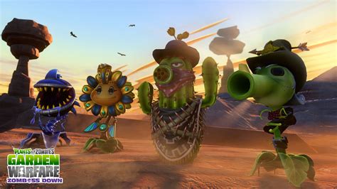 Plants vs. Zombies: Garden Warfare free wild west-themed Zomboss Down ...