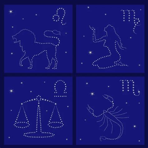 Twelve Black Silhouettes Of Zodiac Signs — Stock Vector © Natreal 39725893