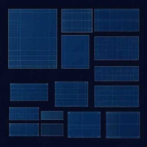 premium vector  blue square   blue square