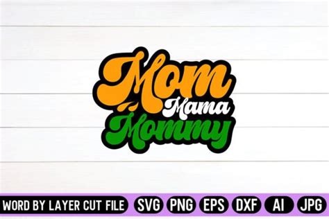 Retro Mom Svg Bundle Vol 5 Bundle · Creative Fabrica