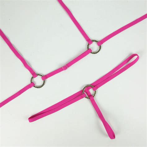 Open Crotch Ring Mini Micro Bikini Set Top Thong G String Low Rise Women Sexy Exotic Swimsuit